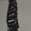 QGZ Ponytail Extension 20 Inch Claw Clip Ponytail Hair Extension Natural Synthetic Curly Wavy Hairpiece for Women Daily Use(Black)