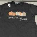 Grow in Grace Pumpkins Fall Thanksgiving Christian Religious T-Shirt XS