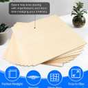 Basswood Sheets 12"x12"x1/8" 3mm 18 Packs Basswood Plywood Board Unfinished Wood Craft Wood for Wood Burning DIY Ornaments Models Drawing Painting Engraving Architectural Models Making