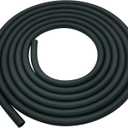 YAMAKATO 10 Feet 1/4 Inch ID Fuel Line Hose for Kawasaki Kohler Briggs & Stratton Small Gas Diesel Powersports Engines and Generators w/ 20 Clamp Rubber Black