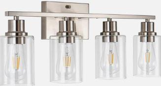Blinghy 4 Light Wall Lamp Satin Nickel