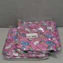 BLUBLU Unicorns Donuts Rainbow Portable Lunch Bag Insulated Cooler Bag for Travel/Picnic/Work Pack of 2