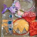 EULRGAUS Princess Dress Up, Dress Up Clothes for Girls 3-6, Cosplay Princess Costume Gift Set with Princess Dresses and Princess Toys, Pretend Play Toddler Girl Toys, Halloween Christmas Birthday Gift