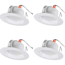 (case of 4) Sylvania Ultra LED Recessed Downlight Kit