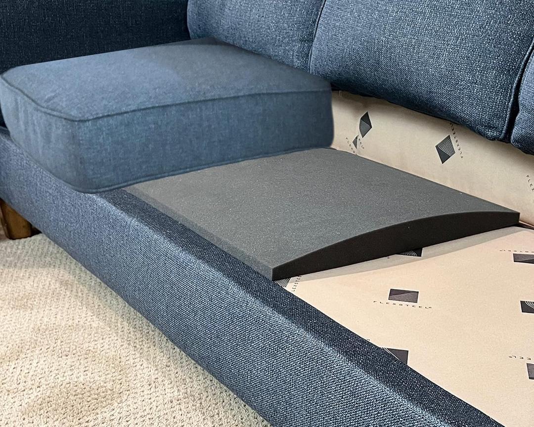 Stratiform Original Curve Couch Cushion Support for Sagging Seat | Charcoal Firm Density Foam Insert | 3 Pads | 20x20x2 (x3) | Sag Repair Pad for Couch Sectional Chair | Slip Resistant | Made in USA (Set of 3)