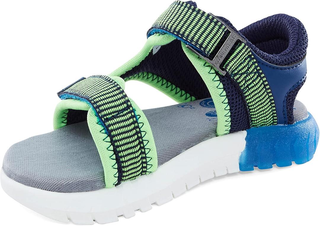 Stride Rite 360 Boys' Vinnie Sandals (9 Toddler, Blue)