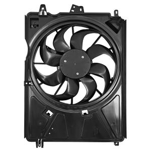 68552370AA Engine Radiator Cooling Fan Assembly Replacement for Fiat 500X for Jeep Renegade 2019 2020 2021 2022 2023 L4 1.3L Replace 58486673 58486673