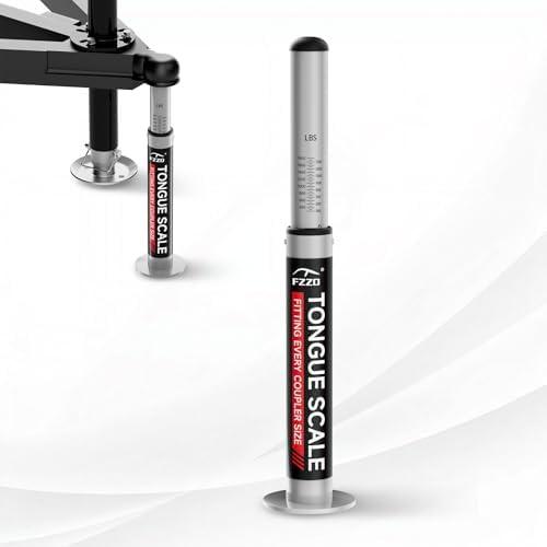 RV Trailer Tongue Weight Scale, 1800 lbs Max Weight Capacity, Gray