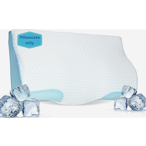 Derila Pillowcase | Designed to Keep Your Derila Memory Foam Pillow for snoring Relief Covered and Protected with This Crisp, Clean, White Pillowcase Made from Premium Materials