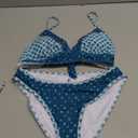 Jolefille Triangle Bikini Sets for Women High Cut Cheeky Swimsuit 2 Piece Bathing Suit Push Up Swim Suits 2026 Cute Teens, M