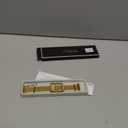 JOYOZY Stainless Steel Mesh bands Compatible For Apple Watch 40mm, Women Bling Protective Crystal Diamond Case with Loop Mesh Strap For Apple Watch Series 6/5/4/SE (No Tool Needed) (Black, 40MM)