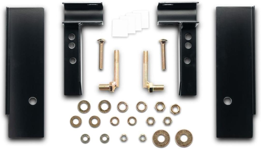 RealTruck BACKRACK Hardware Kit for use w/Standard Bed, Black, No Drill | 30127 | Fits 2009-2022 RAM 1500
