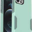 OtterBox iPhone 12 & iPhone 12 Pro Commuter Series Case - Ocean Way (Aqua SAIL/Aquifer), Slim & Tough, Pocket-Friendly, with Port Protection (Teal)