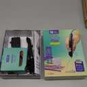 3Doodler Flow 3D Printing Pen for Teens, Adults & Creators  Black, with Free Refill Filaments, Stencil Book & Guide, 3.1 x 10.74 x 4.44 inches