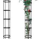 76 Garden Trellis for Climbing Plants, 1 Pack Mushroom Plant Support for Potted Plants, Outdoor Heavy-Duty Obelisk Trellis for Cucumber, Tomato, Grape, Rose, Pea, Vine, Bean, Clematis