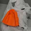 Halloween Outdoor Decorations Light up Standing Ghost with Pumpkin Bucket and Red Eyes, 44 Inch Spooky White Ghost Halloween Decoration for Yard Lawn Garden Party Haunted House Decor Indoor Outside