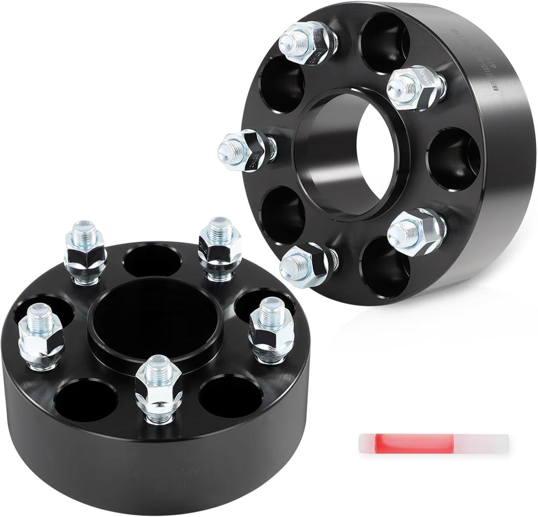 SCITOO 2pcs 2" Wheel spacers 5x4.5 to 5x4.5 with Studs 12x1.25 Bore 66.1mm Compatible with for Nissan 240SX 300ZX 350Z 370Z Altima Juke Kicks Leaf Maxima Murano NV200 Pathfinder Quest Rogu