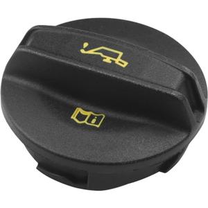 Tecledsn Car Engine Oil Filler Cap Cover with Pattern Identification, Engine Oil Fill Cap, Car Fuel Cap, 06K103485A Tightly Fitting Replacement Part Car Oil Cap Replacement for V-W Audi
