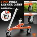 Trailer Dolly Heavy Duty 20,000LBS Load 3500Lbs Tongue Weight Trailer Mover | with 2'' & 2-5/16'' Receiving Tongues, 360 Swivel Wheels with Brake, Angle Adjustable, Suitable for RV Boat Motorcycle
