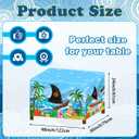 1Pcs Luau Party Decoration Hawaiian Summer Beach Themed Tablecloth Baby Shower Supply for Party