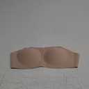 OEAK Womens Strapless Bras Push Up Bandeau Bra Non Slip Wireless Supportive Padded Bras Seamless Comfortable Tube Bra M Nude M