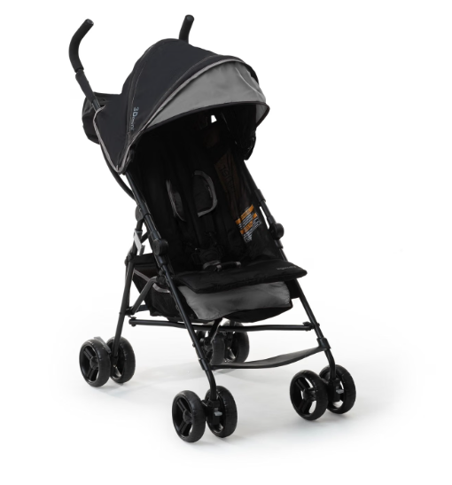 Ingenuity 3D Mini Convenience Stroller – Lightweight Stroller with Compact Fold, Multi-Position Recline, Canopy with Pop Out Sun Visor and More – Umbrella Stroller for Travel and More