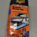 Meguiar's Quik Eraser Kit, Car Scratch Remover for Repairing Surface Blemishes, Car Scratch Repair Kit with ScratchX, Drill-Mounted Pad, and Microfiber Towel, 4 Count