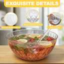 Premium Quality Plastic Punch Bowl with Ladle, 1.4 Gallon Diamond Texture Punch Bowl with Clear Plastic Serving Spoon 5.6 Quart Large Serving Dish for Parties, Holidays, and More