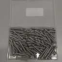 Mellewell #8 x 1-1/4" Pan Head Self Tapping Screw, Pan Head Sheet Metal Screws Wood Screws, Stainless Steel 304 (18-8), 100 Pack (Silver)