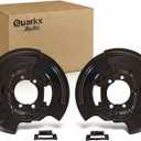 Rear Backing Plate Split Brake Dust Shield Set, Compatible with Jeep Liberty 2003 2004 2005, for Jeep Wrangler 2003-2006, Replaces 52128414AC, No Axle Removal Required