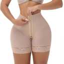 SHAPSHE Tummy Control Shapewear Shorts Butt Lifting Panties Compression Underwear Women Curvy Faja Colombianas Moldeadoras (Small, Tan)