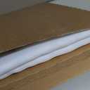 Gwine Sheer Curtains 2 Panels Set for Living Room, Rod Pocket Voile Bedroom Curtains, White Light Filtering Solid Window Sheer Panels, Each 42" Wx78 L