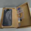 Black Plastic Back Cover Replacement for Samsung Galaxy A14 5G SM-A146B SM-A146P Rear Camera's Frame and Glass Cover Volume Button and Installation Instruction Tool Kit are Include