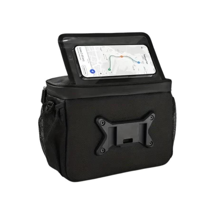 Bicycle Handlebar Bag with Phone Case Mount