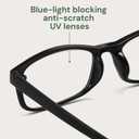 Gaoye +1.75 Reading Glasses Men - Blue Light Blocking Lenses, TR90 Frames, UV400 - Eyeglasses with Clear Vision