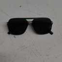 SOJOS Sunglasses for Women & Men, Square, Retro, Polarized Lens, Trendy Aviator, 90s Shades (Green/Grey)
