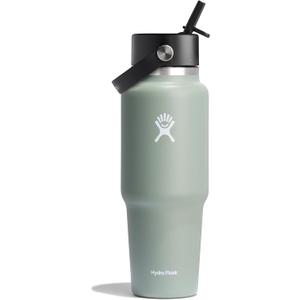 32 Oz Wide Flex Straw Travel Bottle Trillium (Agave)