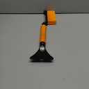 EcoNour 27" Aluminum Ice Scrapers for Car Windshield | Car Snow Scraper Window and Snow Brush with Ergonomic Foam Grip Winter Accessories (Orange)