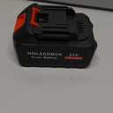 S7 21V Lithium Ion Battery - 4.0 Ah Rechargeable Battery with Led Indicator Compatible with Mini Electric Chain Saw 4 Inch/ 6 Inch, Leaf Blower
