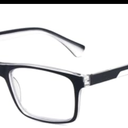 Missfive 1Pack Mens Light Multifocus Progressive Reading Glasses Blue Light Blocking, Multifocal Spring Hinge No-Line Trifocal Readers Black Eyeglasses(Workspace For Near Range, +1.25)