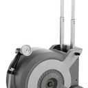 Portable Trolley Cart Retractable Hose Reel by HOZEREEL, All in One Connectable Garden Hose Reels and Enclosed Storage, Self Propelling Hose Reels, 10 Pattern Nozzle, 100FT 1/2" Hose Included