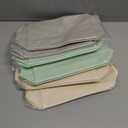 8 Pcs Makeup Bag Pu Leather Cosmetic Pouch Waterproof Small Toiletry Bag Portable Cosmetic Organizer Water Resistant Storage Purse for Lady Women Daily Storage Travel Organizer (Soft Colors,Large)