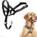 Halti Headcollar - Stop Your Dog Pulling on the Leash. Adjustable, Reflective and Lightweight, with Padded Nose Band. Dog Training Anti-Pull Collar for Dogs (Size 3, Black)