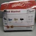 Homemate Heated Electric Blanket King Size - 100"x90" Heating BedBlanket Throw with 10 Heating Levels&8 Hours Auto Off, Fast Heating Over-Heated Protection Ultra Soft Flannel ETL Certified, Grey