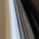 Farmhouse Coffee Table, White OakCoffee Table for Living Room, 2-Tier Rectangular Wooden Centre Cocktail Table with Slats Shelf Storage and V-Shaped Frame Modern Coffee Table Dark Oak