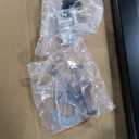 Offset Linear Shower Drain, Matte Black Shower Drain 60 inch with Removable Grate Cover, Brushed 304 Stainless Steel Side Outlet Black Shower Floor Drain with Hair Catcher and Leveling Feet