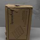 SpaceAid Spice Drawer Organizer with 28 Spice Jars, 386 Spice Labels, 4 Tier Seasoning Rack Tray Insert for Kitchen Drawers, 13" Wide x 17.5" Deep