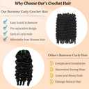 8 Packs Burmese Curly Crochet Hair 18inch Knotless Pre-Separated Crochet Hair With Spiral Curl Synthetic Hair for Women,Easy to Detangle and Install(18inch,30#)