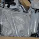 COMHOMA Big and Tall Office Chair, High Back Leather Gaming Chair with Footrest, Executive Ergonomic Office Chair with Pocket Spring Lumbar Support and with Outward Fixed Soft Armrests (Deep Black)