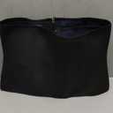 LEINIDINA Womens Waist Trainer Corset with Zipper Sweat Waist Trimmer for Women Workout Belt Corset Shapewear (XX-Large, Black)